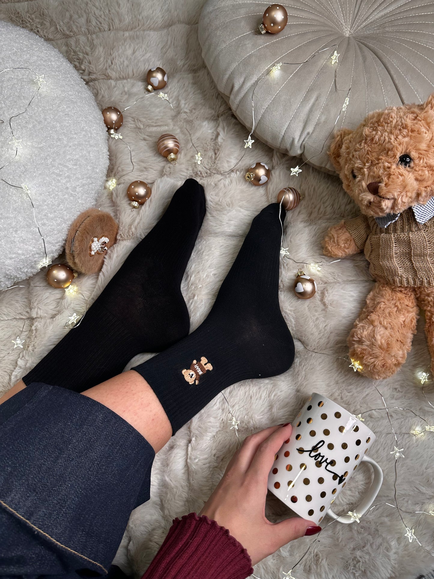 Paket 5 parov nogavic z medvedkom 🐻