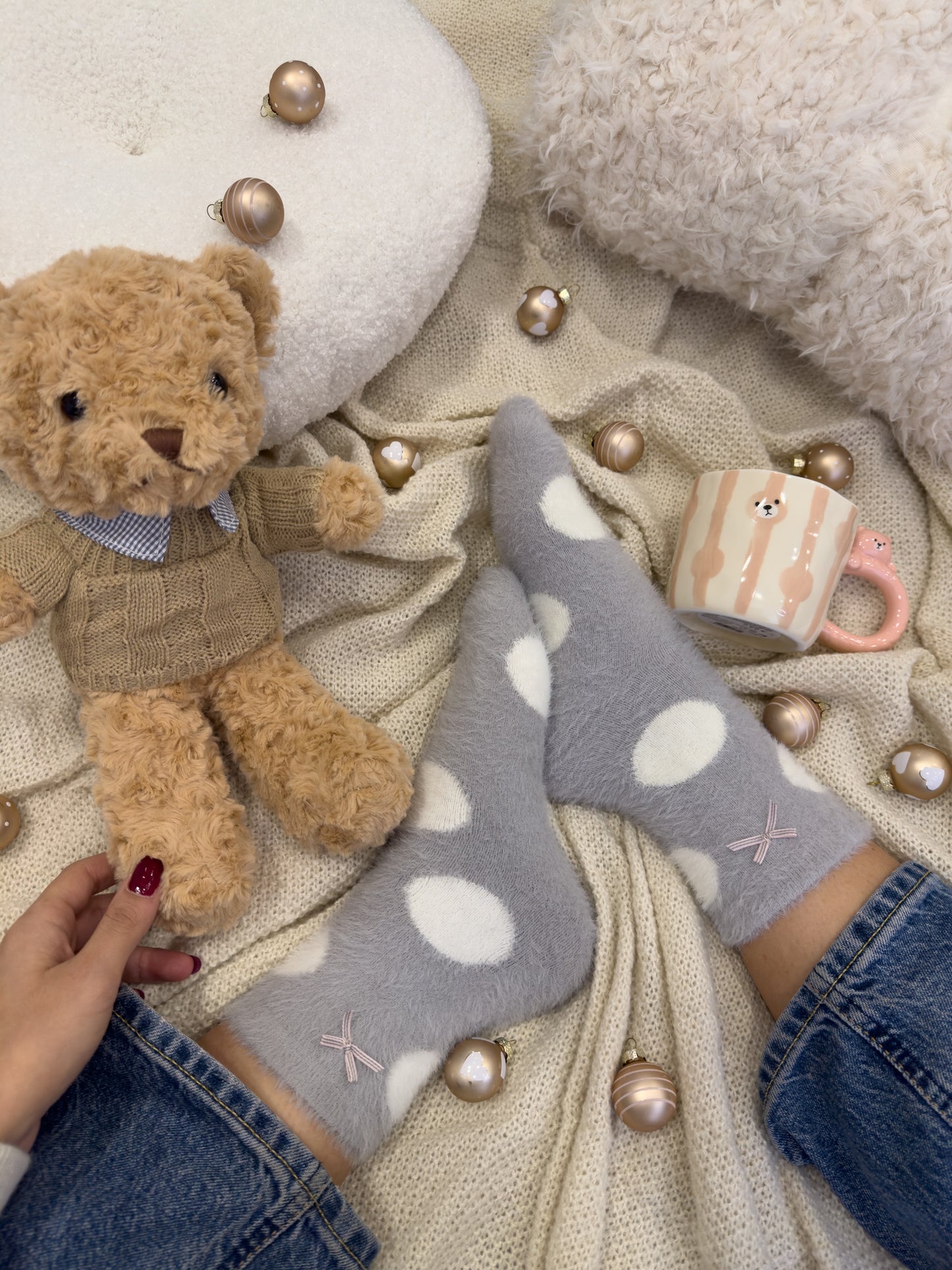 Paket 3 parov cozy puhastih termo nogavičk ♨️