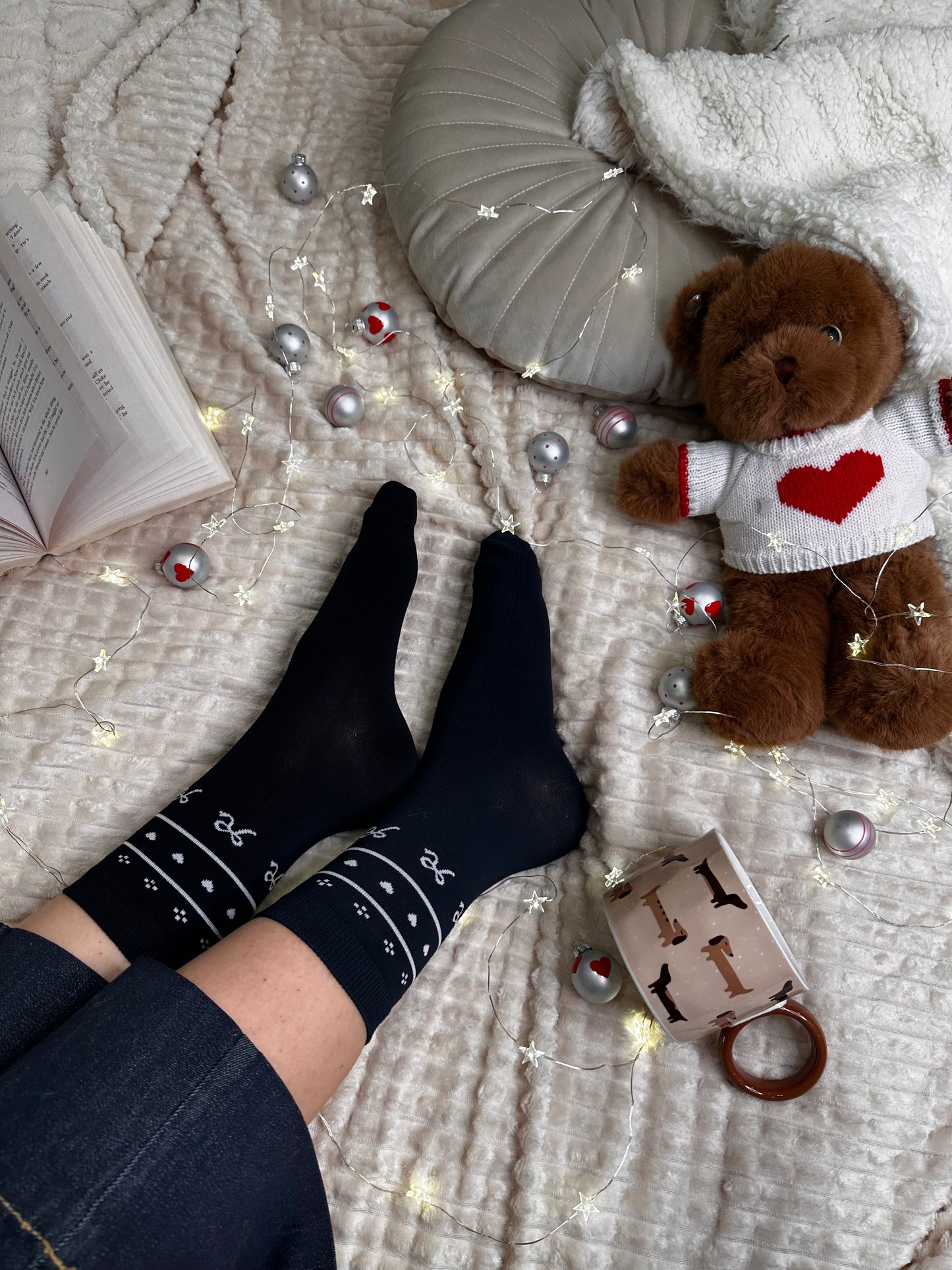 Paket 3 parov nogavičk s kužkom in vzorčki🐕