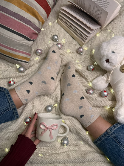 Paket 3 parov termo nogavičk z srčkom 💝