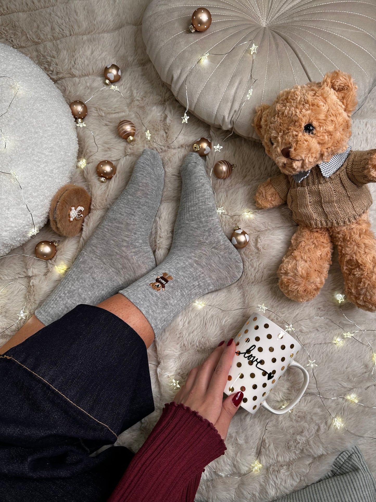 Paket 5 parov nogavic z medvedkom 🐻