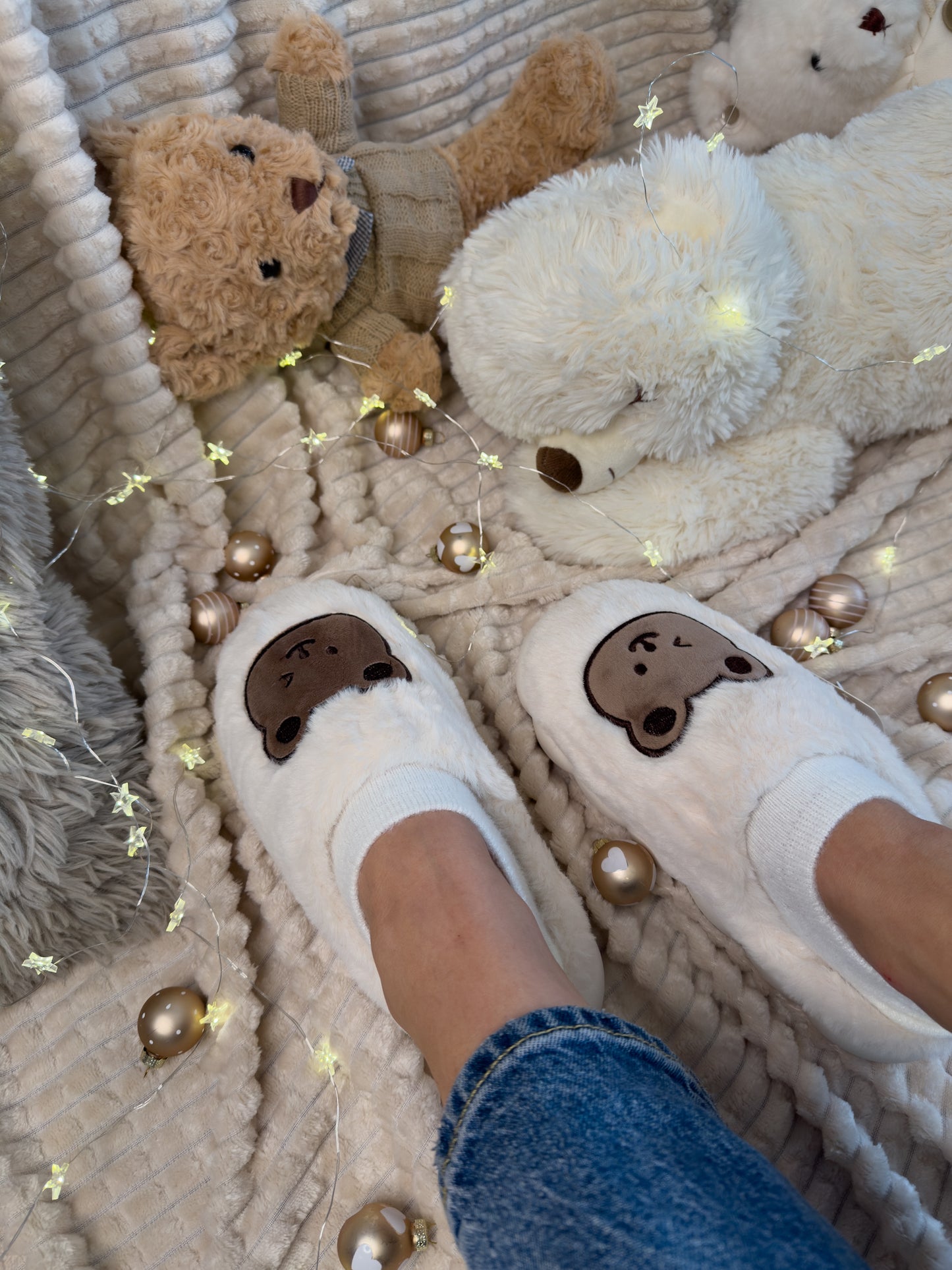 Copatki s plišastim medvedkom🧸