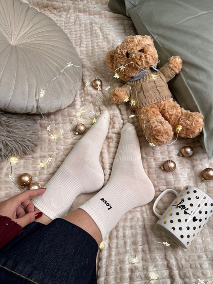 Paket 4 parov nogavičk LOVE💗