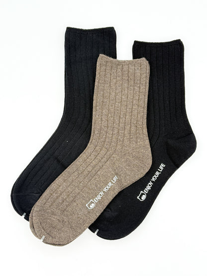 Paket 3 parov klasičnih nogavičk s črtami🧦