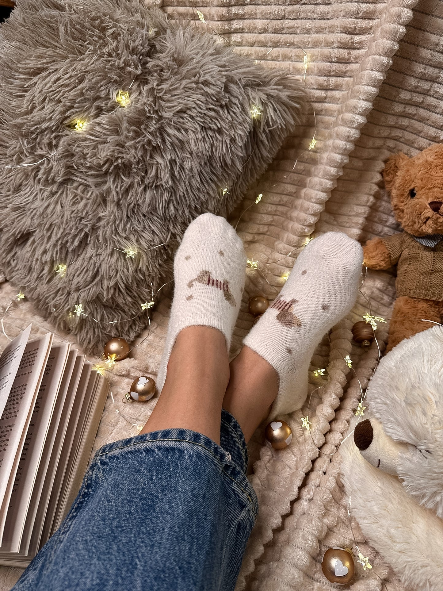 Paket 5 parov nizkih nogavičk s kužkom 🐕