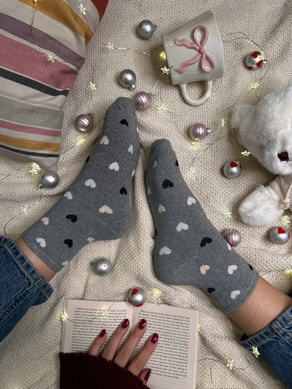 Paket 3 parov termo nogavičk z srčkom 💝