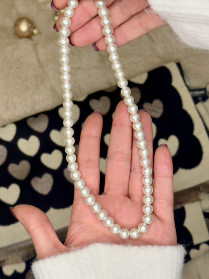 🎁 Darilni set - šal, broška medo in ogrlica iz perlic