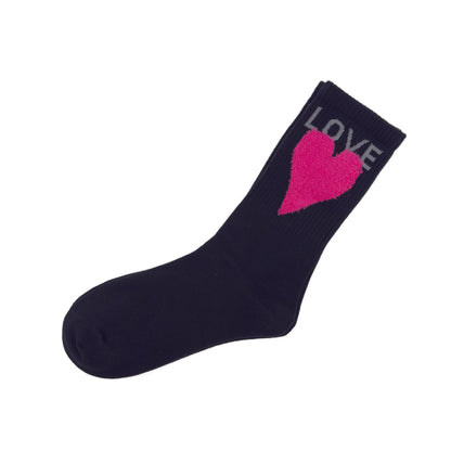 Par črnih nogavičk LOVE 💗