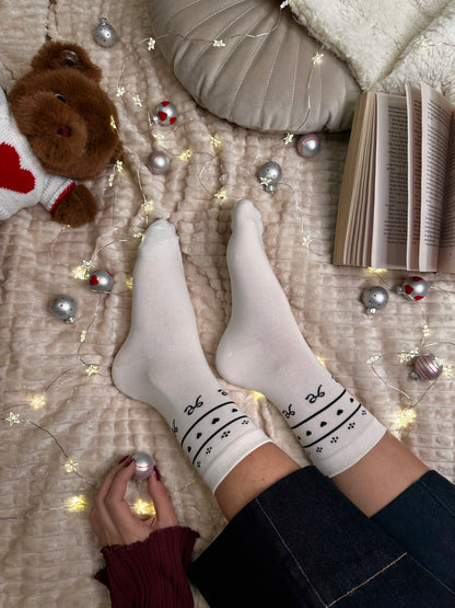 Paket 3 parov nogavičk s kužkom in vzorčki🐕