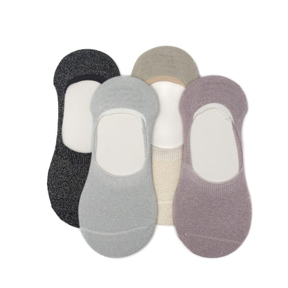 Paket 4 parov nizkih svetlečih nogavičk ✨