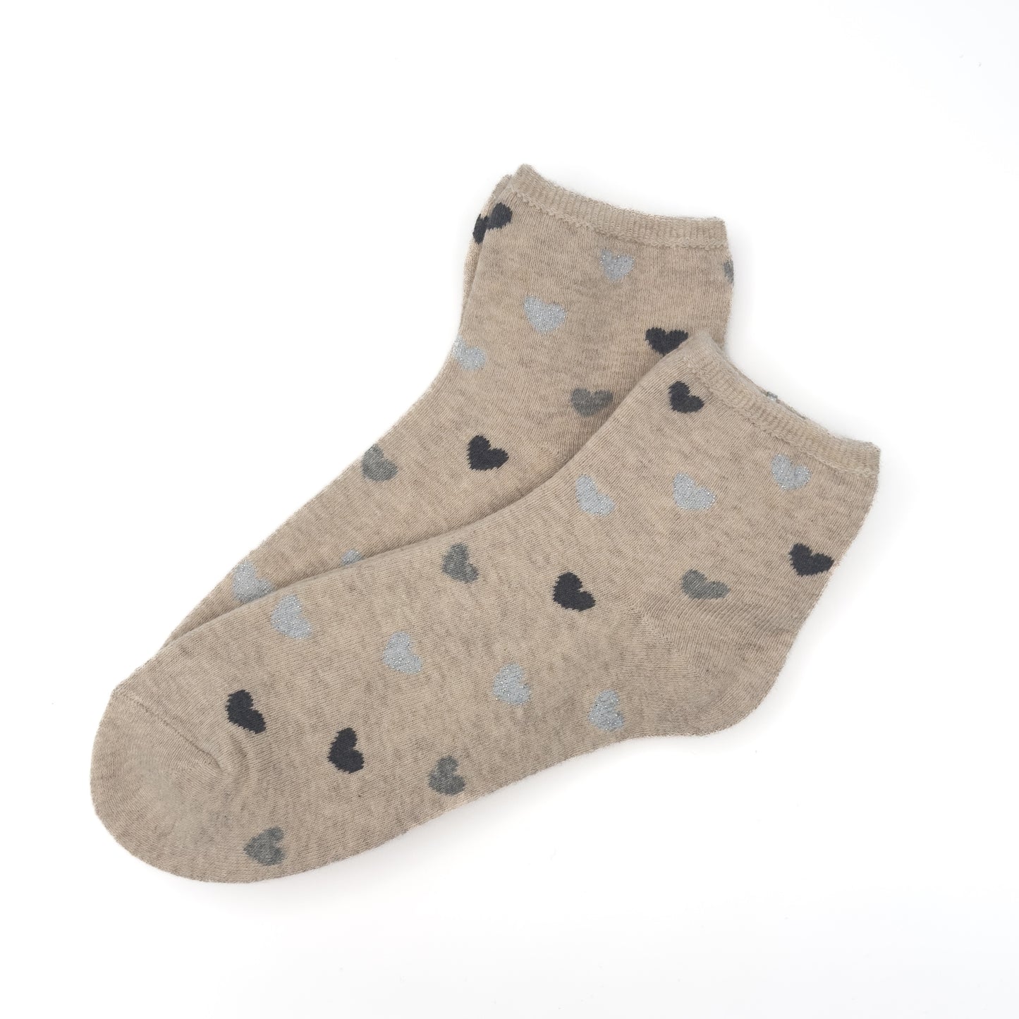 Paket 2 parov nizkih termo nogavičk z srčkom 💝